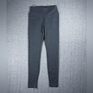 Victorias Secret Leggings Womens Size Small Charcoal Gray Cotton Blend PINK